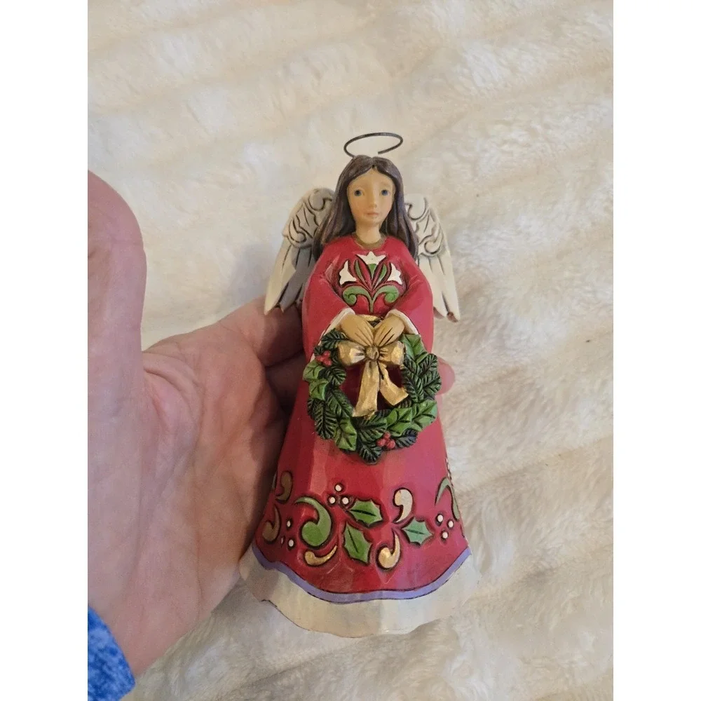Jim Shore Joy To Our World Christmas Angel Figurine 5